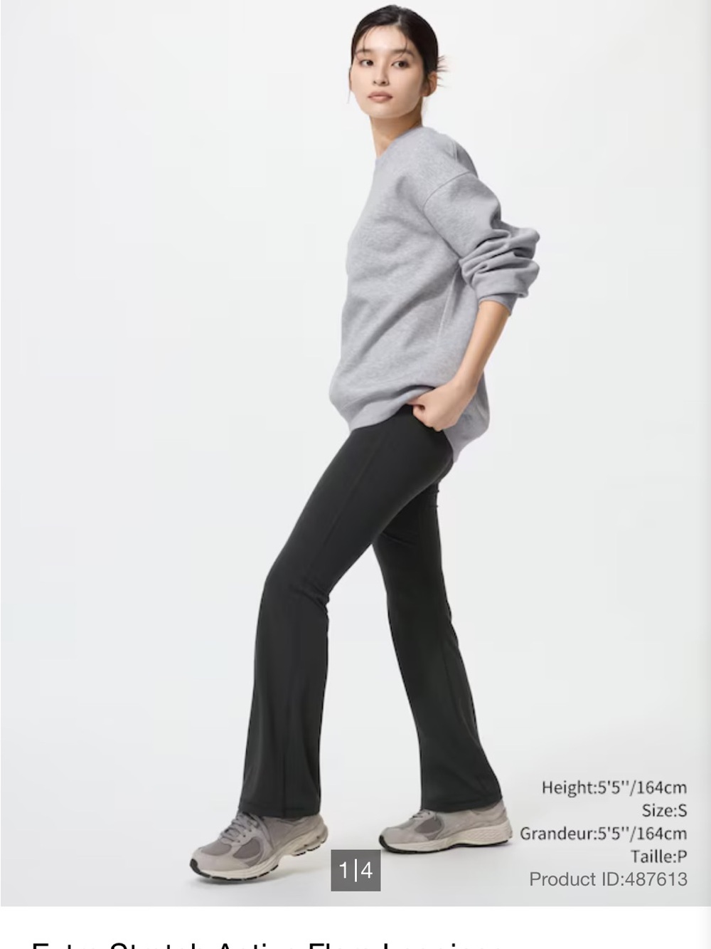 Uniqlo Black Flare Leggings